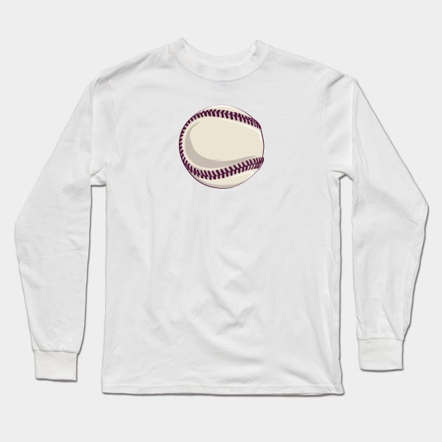 baseball Long Sleeve T-Shirt by enimu